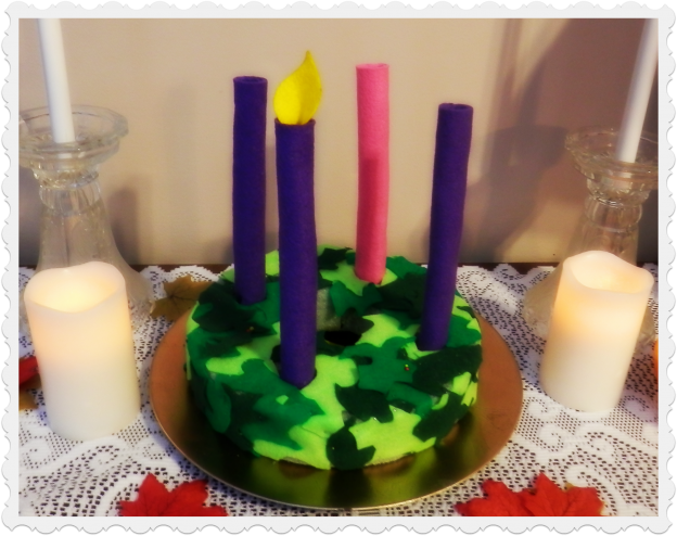 Make an Advent Wreath for Little Hands